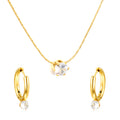Menton Set (Earrings & Necklace)